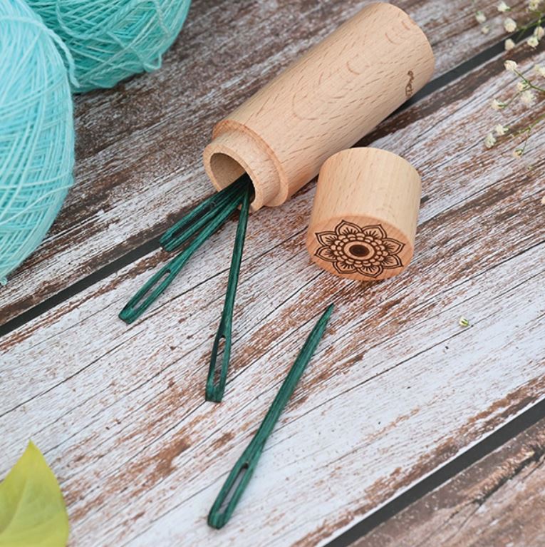 KnitPro The Mindful medinių adatų rinkinys 4vnt.