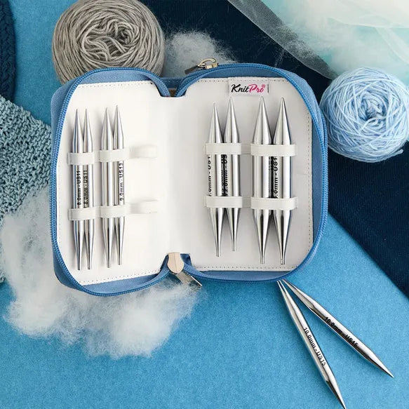 KnitPro Nova stambių virbalų rinkinys keičiamu valu 13cm