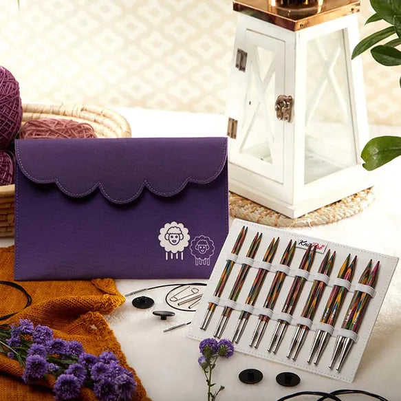 KnitPro Symfonie 13cm virbalų rinkinys keičiamu valu