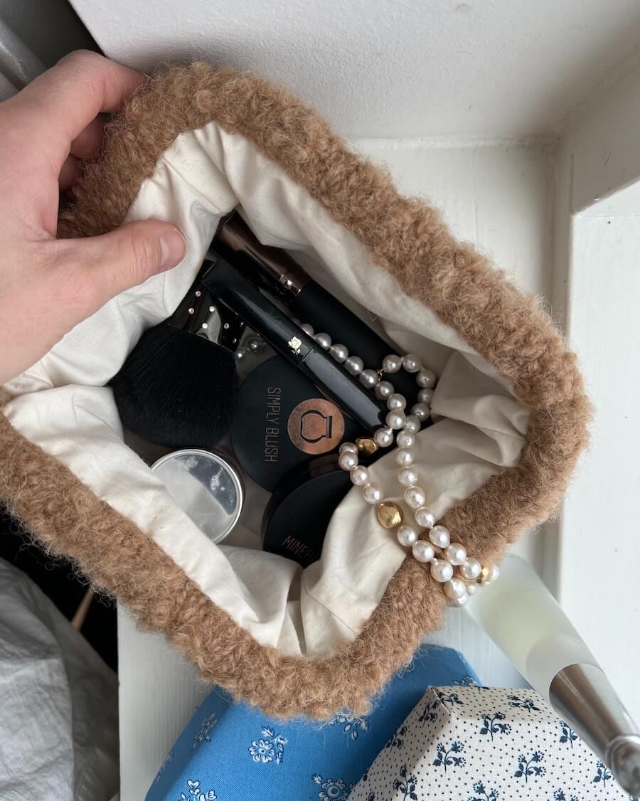 PetiteKnit pamušalas "Small frame clutch" (Juno bag)