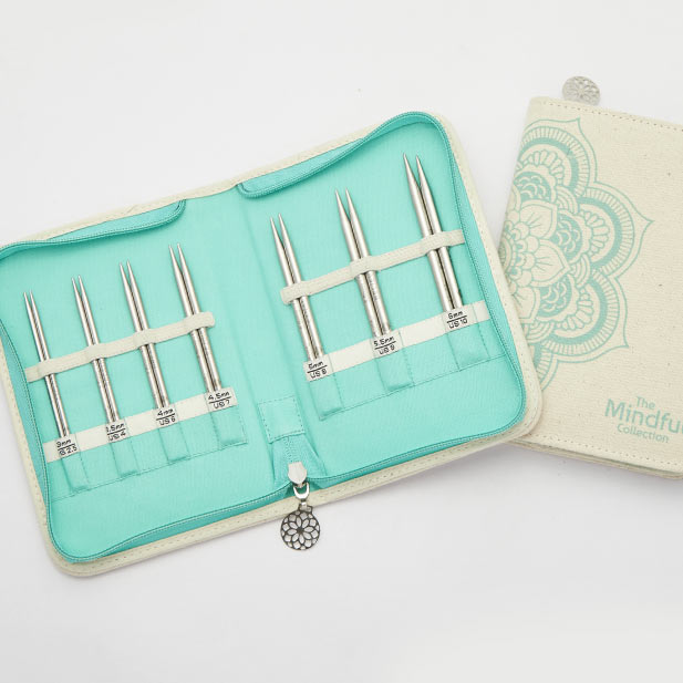 KnitPro The Mindful "Kindness" set of short needles with interchangeable thread (10cm)