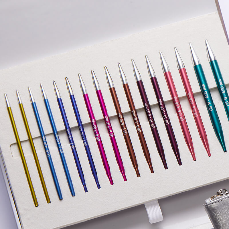 KnitPro Zing needle exchange set in a gift box