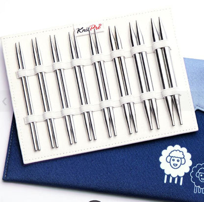 KnitPro Nova Metal virbalų rinkinys keičiamu valu 60cm-100cm (10-13cm)