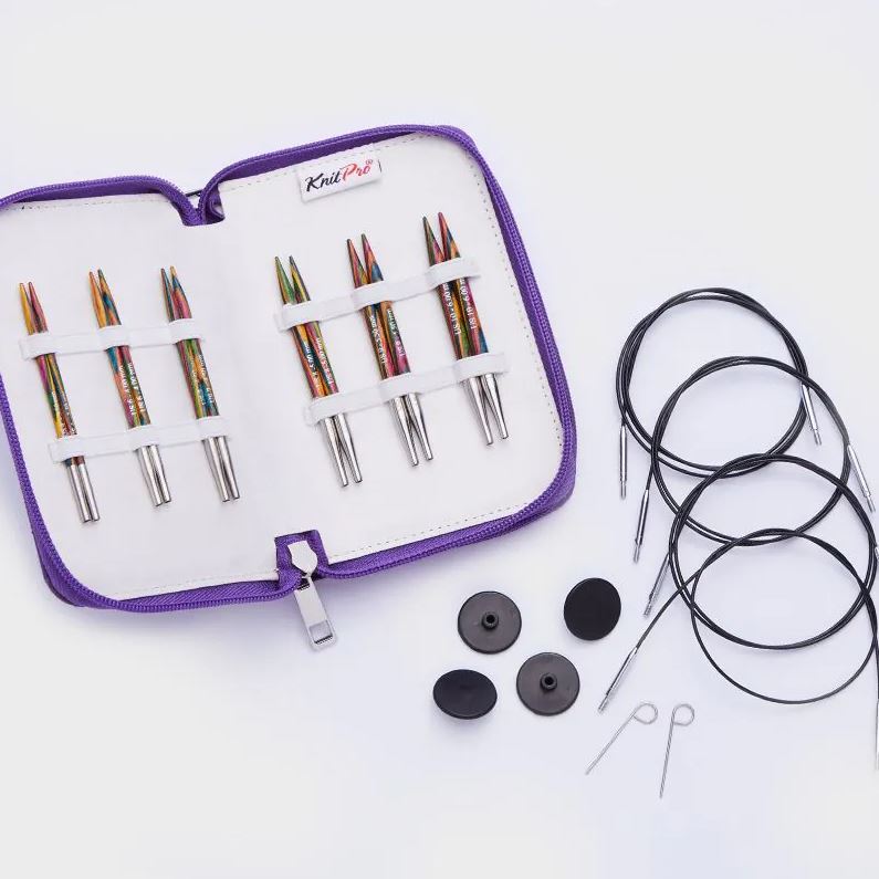 KnitPro Symfonie 10cm virbalų rinkinys keičiamu valu