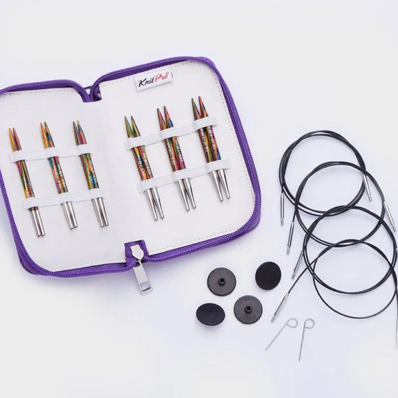 KnitPro Symfonie 10cm virbalų rinkinys keičiamu valu