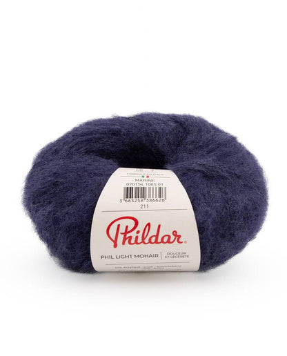 Пряжа Phildar Light Mohair 25г (мохер, шерсть, акрил, полиамид)