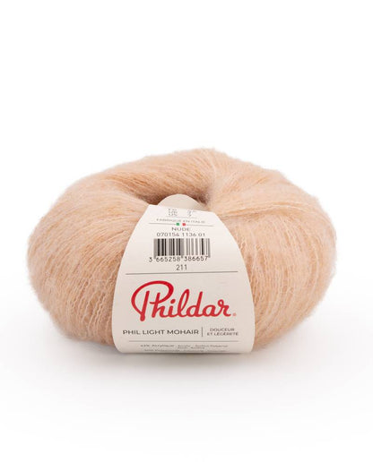 Пряжа Phildar Light Mohair 25г (мохер, шерсть, акрил, полиамид)