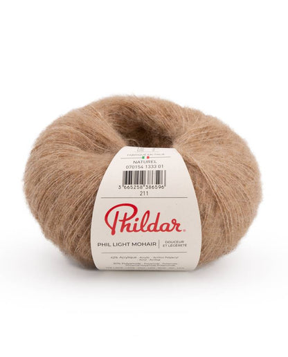 Пряжа Phildar Light Mohair 25г (мохер, шерсть, акрил, полиамид)