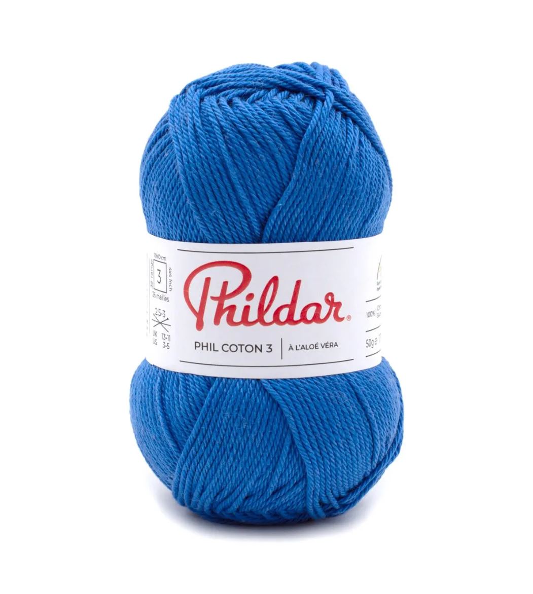 Phildar Cotton 3 siūlai 50g (medvilnė)