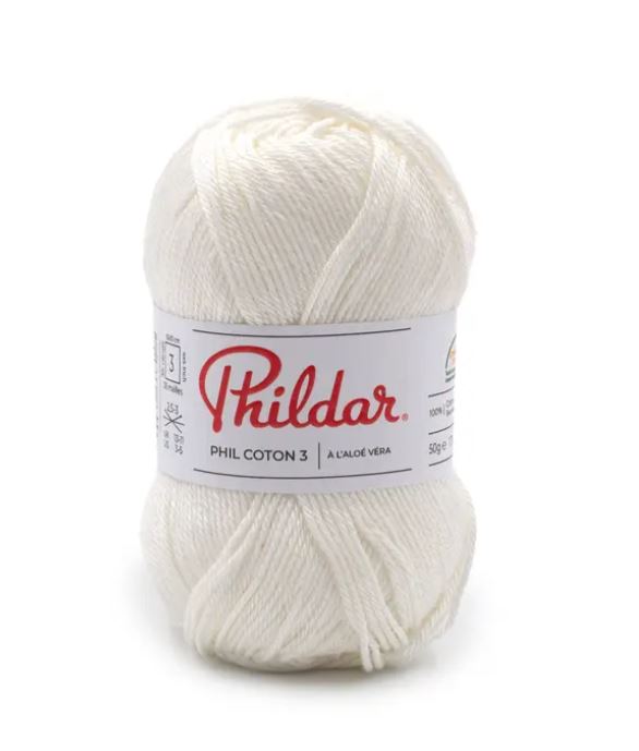 Phildar Cotton 3 siūlai 50g (medvilnė)