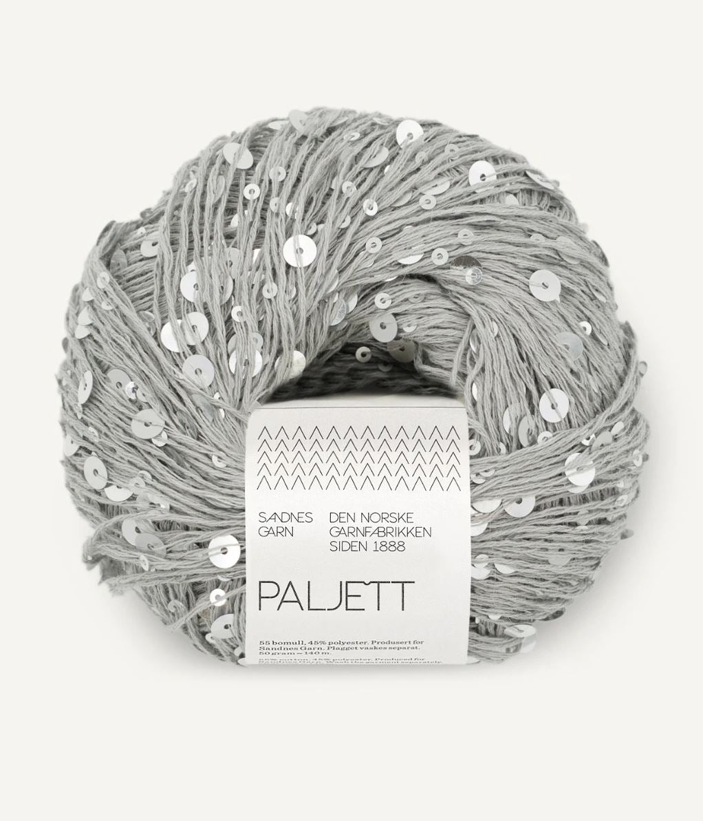 Sandnes Garn Paljett siūlai 50g (medvilnė, poliesteris)