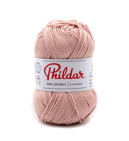 Phildar Cotton 3 siūlai 50g (medvilnė)