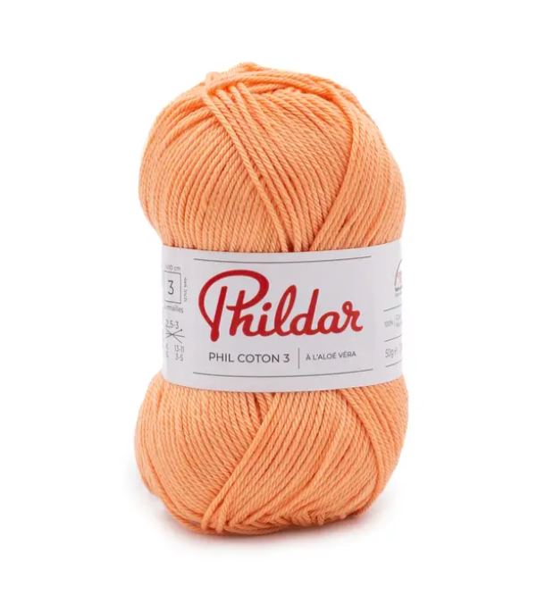Phildar Cotton 3 siūlai 50g (medvilnė)