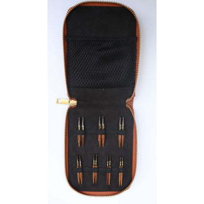 KnitPro Ginger 5cm trumpų prisukamų virbalų rinkinys