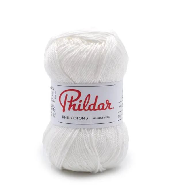 Phildar Cotton 3 siūlai 50g (medvilnė)