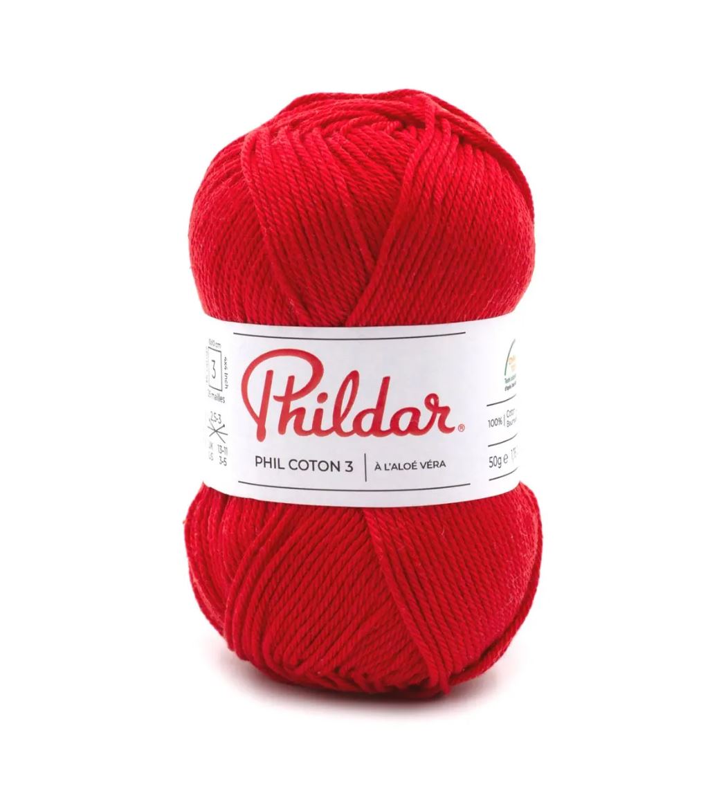 Phildar Cotton 3 siūlai 50g (medvilnė)