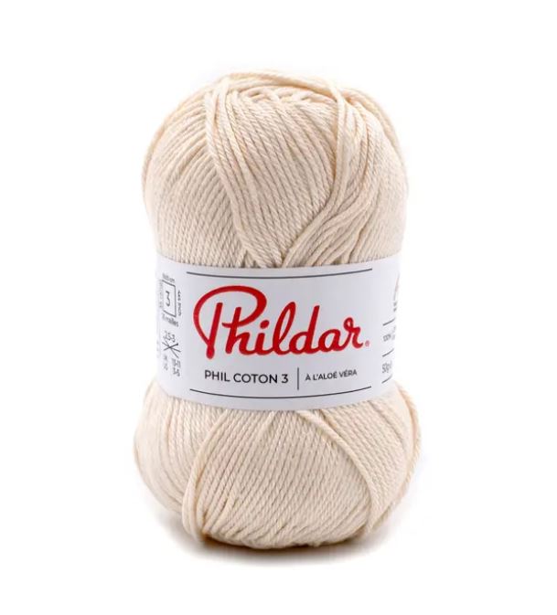 Phildar Cotton 3 siūlai 50g (medvilnė)