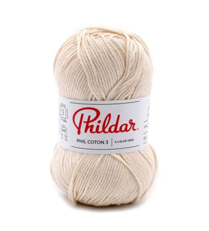 Phildar Cotton 3 siūlai 50g (medvilnė)