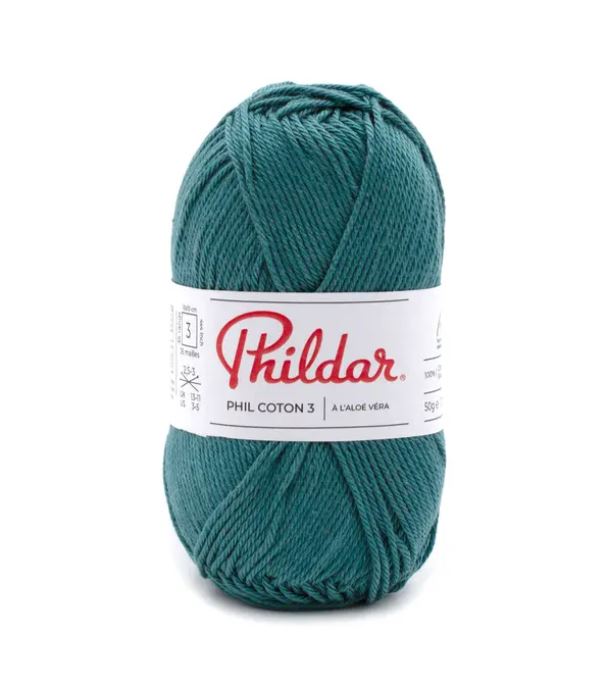 Phildar Cotton 3 siūlai 50g (medvilnė)