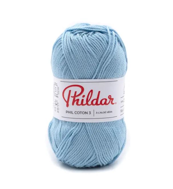 Phildar Cotton 3 siūlai 50g (medvilnė)