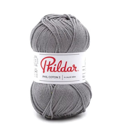 Phildar Cotton 3 siūlai 50g (medvilnė)