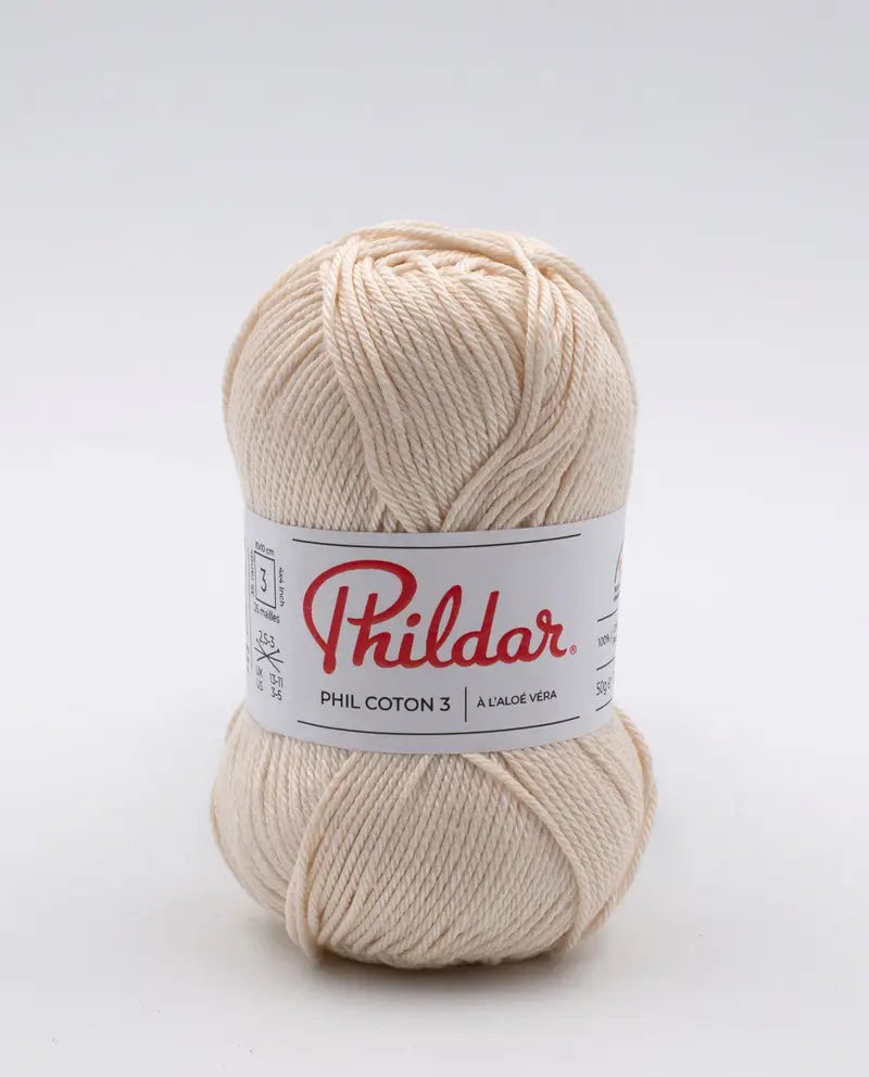 Phildar Cotton 3 siūlai 50g (medvilnė)