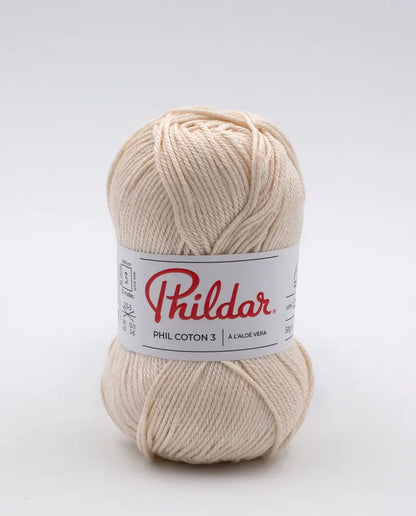 Phildar Cotton 3 siūlai 50g (medvilnė)