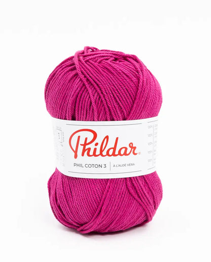 Phildar Cotton 3 siūlai 50g (medvilnė)