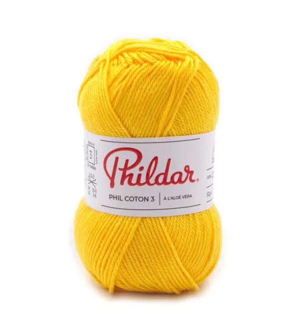 Phildar Cotton 3 siūlai 50g (medvilnė)