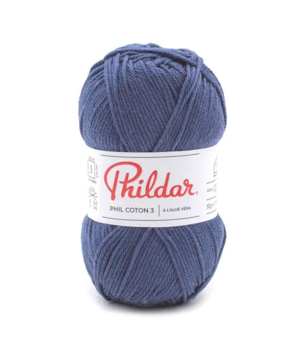 Phildar Cotton 3 siūlai 50g (medvilnė)