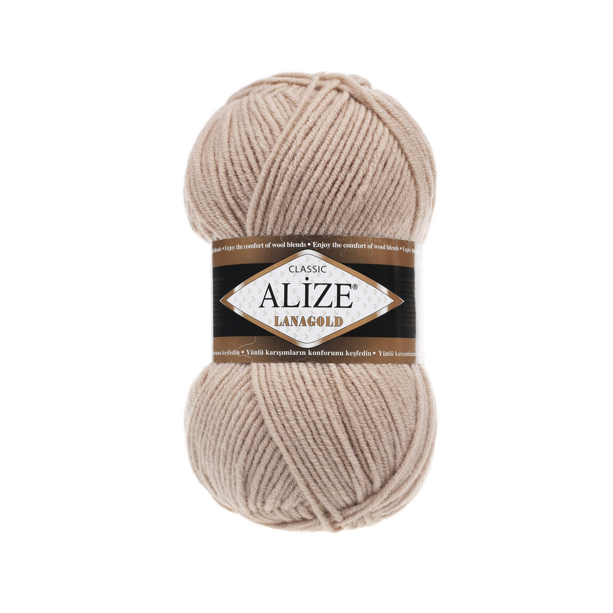 Alize Lanagold mezgimo siūlai 100g (vilna, akrilanas)
