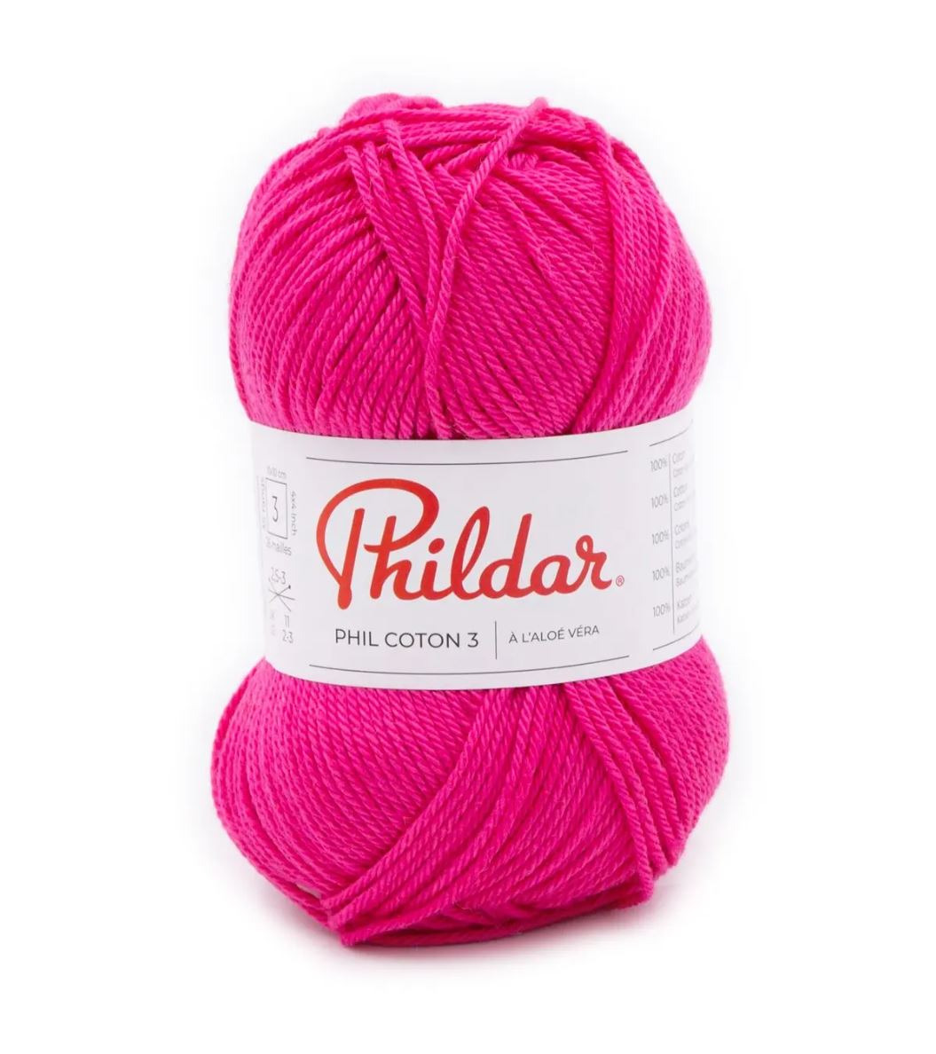Phildar Cotton 3 siūlai 50g (medvilnė)