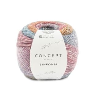 Concept By Katia Sinfonia siūlai 150g (medvilnė, alpaka, vilna, poliamidas)