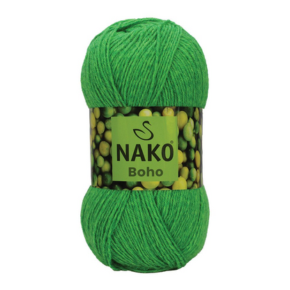 NAKO Boho mezgimo siūlai kojinėms 100g (vilna, poliamidas)