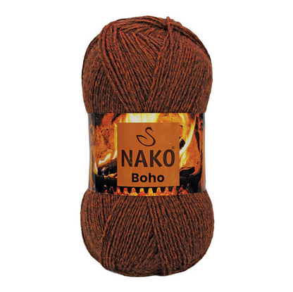 NAKO Boho mezgimo siūlai kojinėms 100g (vilna, poliamidas)