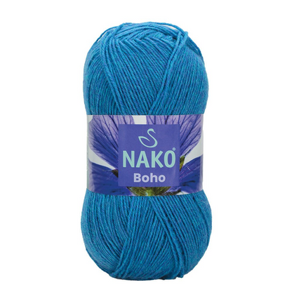 NAKO Boho mezgimo siūlai kojinėms 100g (vilna, poliamidas)