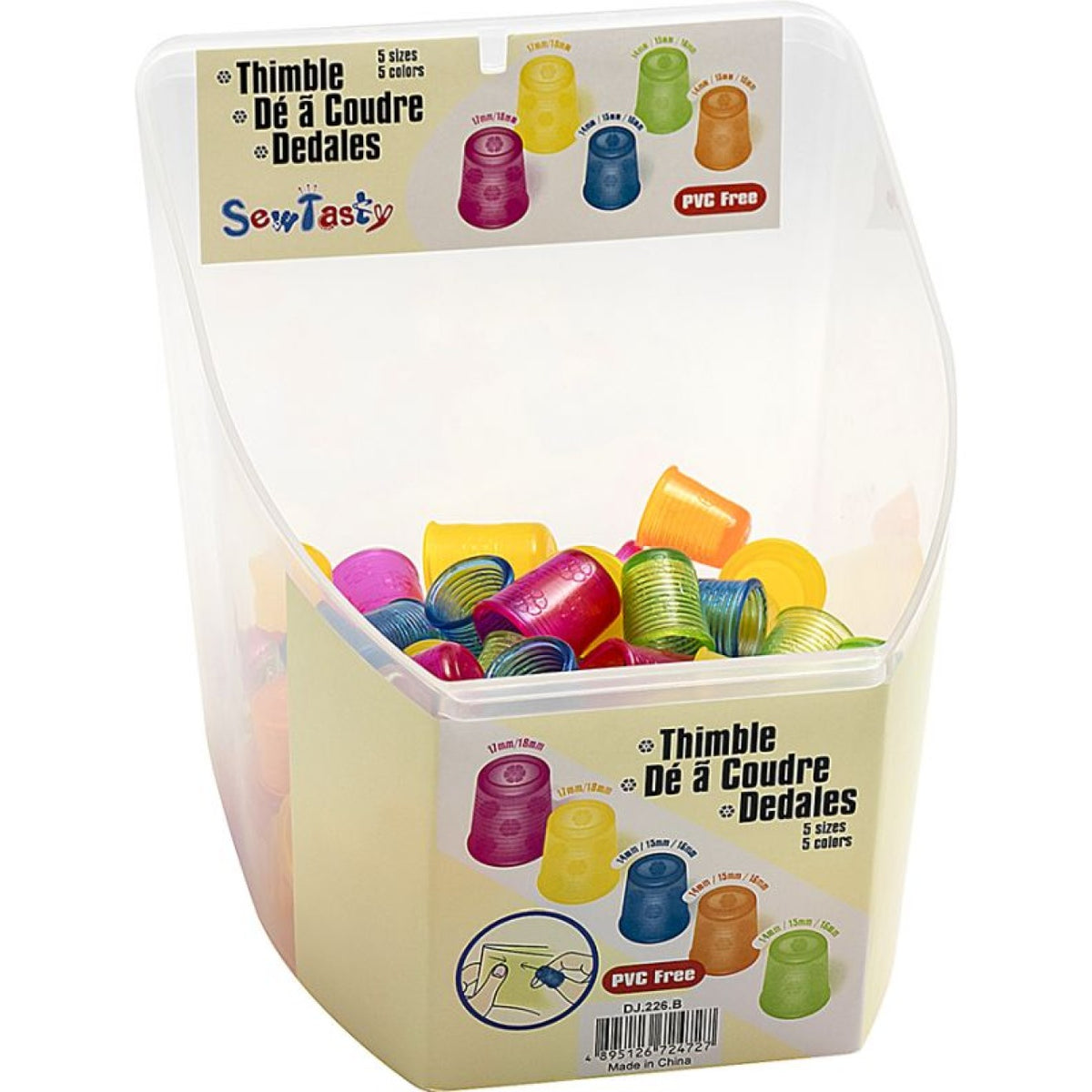 Silikoninis antpirštis 1vnt. (plastikinis)