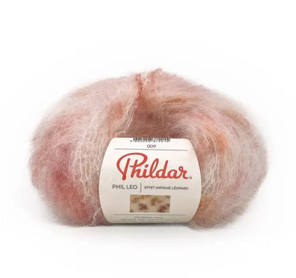 Пряжа Phildar LEO 25г (мохер, шерсть, полиамид)