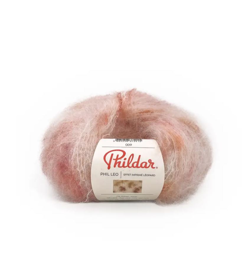 Пряжа Phildar LEO 25г (мохер, шерсть, полиамид)
