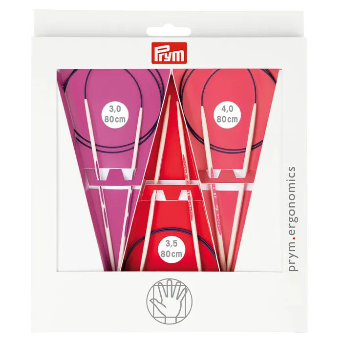 Prym ergonominių virbalų su valu rinkinys 3vnt. (3.00mm - 4.00mm)