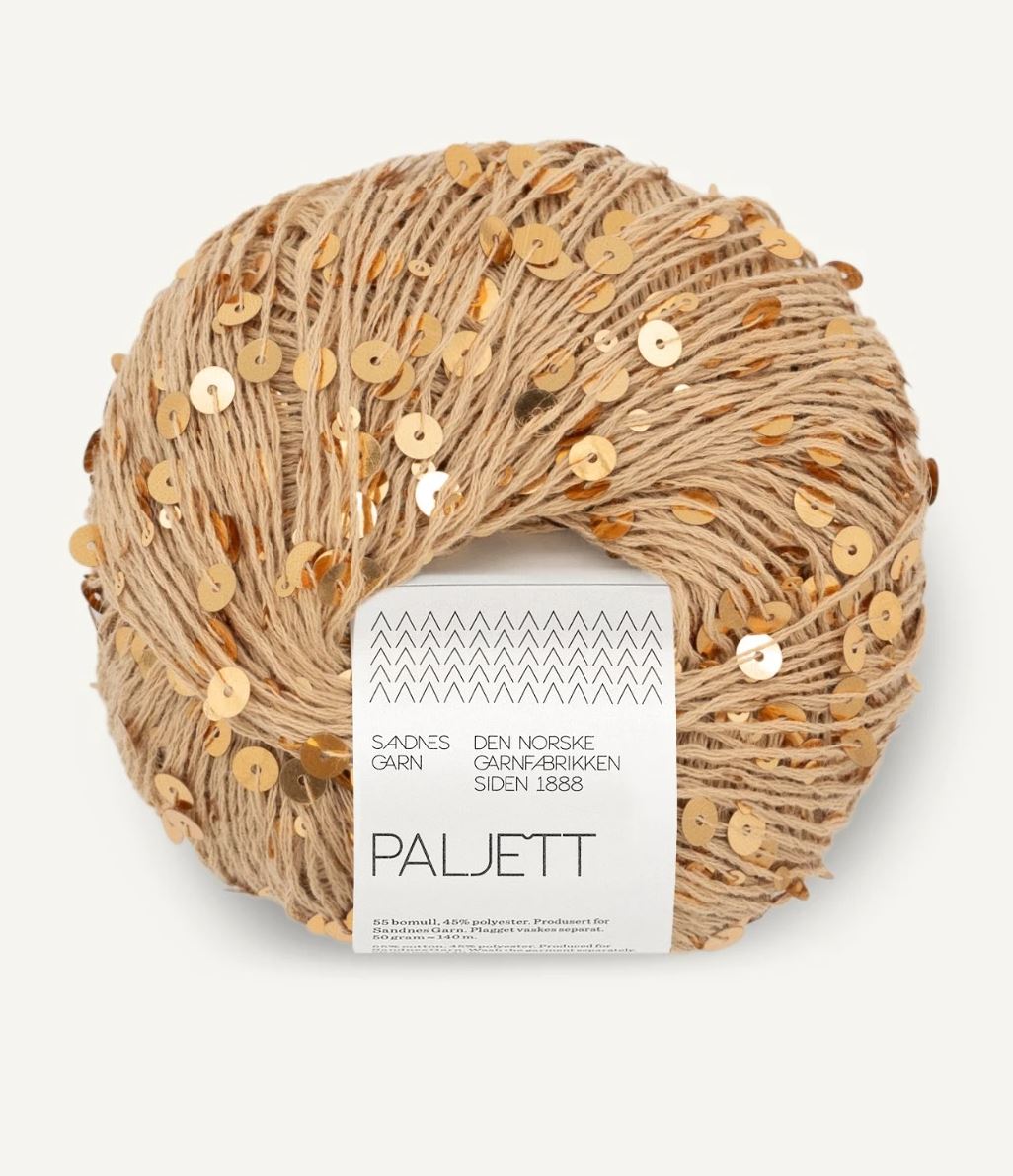 Sandnes Garn Paljett siūlai 50g (medvilnė, poliesteris)