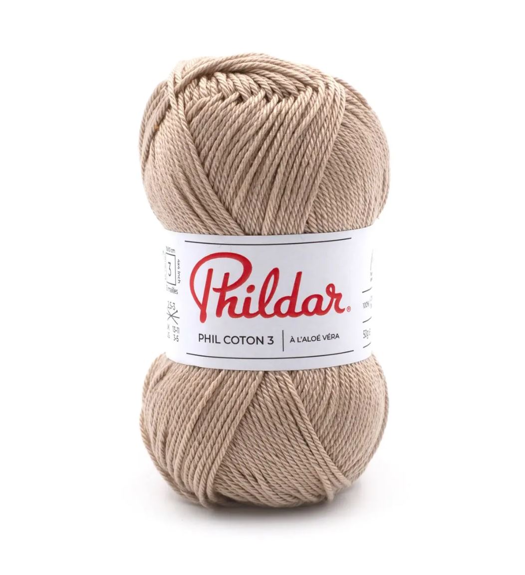 Phildar Cotton 3 siūlai 50g (medvilnė)