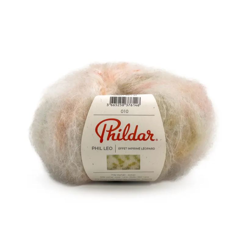 Пряжа Phildar LEO 25г (мохер, шерсть, полиамид)