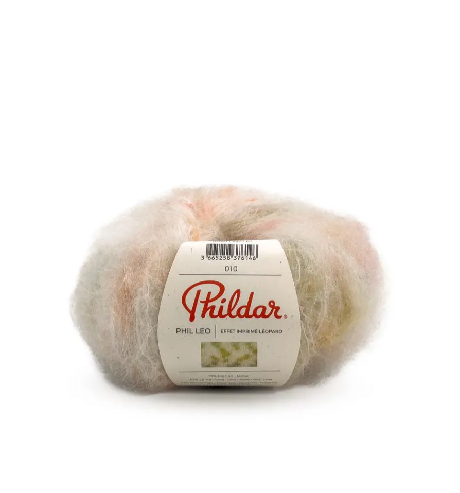 Пряжа Phildar LEO 25г (мохер, шерсть, полиамид)