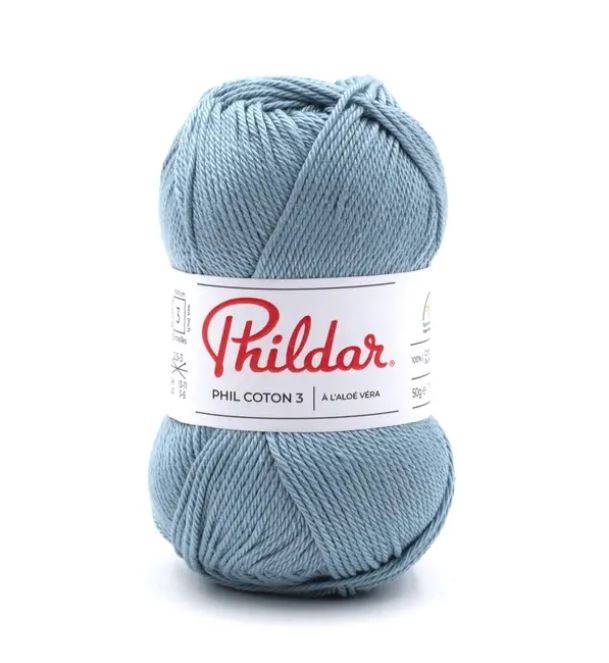 Phildar Cotton 3 siūlai 50g (medvilnė)
