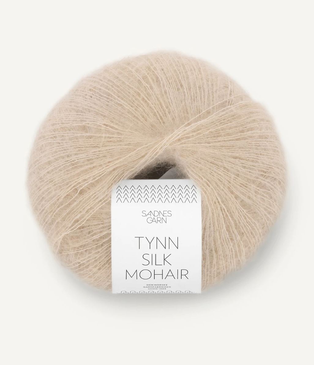 Sandnes Garn Tynn Silk Mohair 25g (mohera, šilkas, vilna)