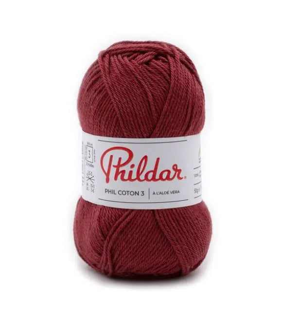 Phildar Cotton 3 siūlai 50g (medvilnė)