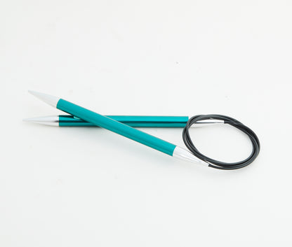 KnitPro Zing mezgimo virbalai su valu 40cm - 150cm