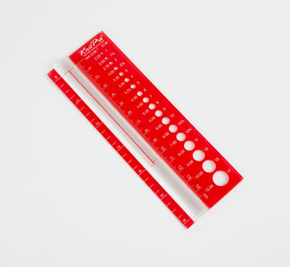 KnitPro adatu biezuma mērīšanas lineāls