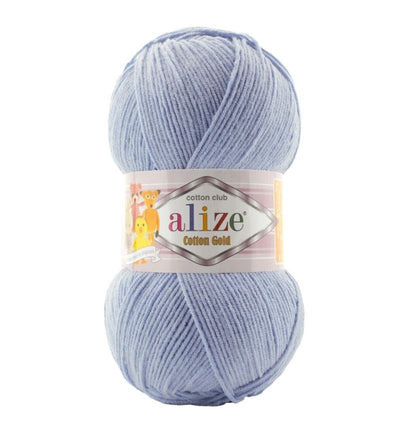 Alize Cotton Gold mezgimo siūlai 100g (medvilnė, akrilanas)